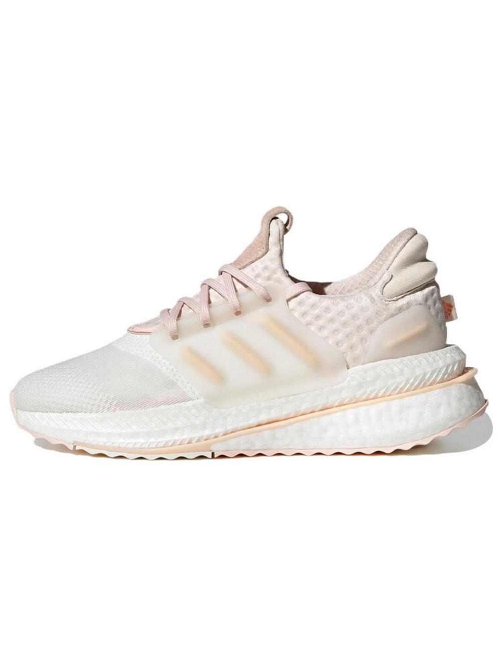 Adidas X PLRBBOOST in White Bliss Orange Sneakers